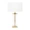 CosmoLiving by Cosmopolitan 25" Gold Metal Transitional Table Lamp